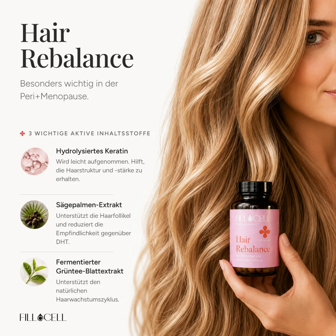 Hair Rebalance: 3 zentrale Ziele für das Haar – hydrolysiertes Keratin, Sägepalme und fermentierter grüner Tee